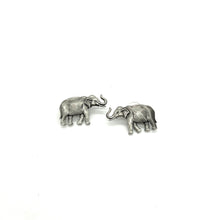 Load image into Gallery viewer, JJ Jonette Elephant Pewter Earrings
