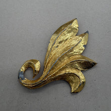 Load image into Gallery viewer, Kate Hines Gold Leaf Brooch
