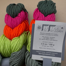 Load image into Gallery viewer, Carron x Pantone Fuchsia Foliage Yarn 3 x 100g
