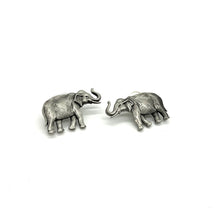 Load image into Gallery viewer, JJ Jonette Elephant Pewter Earrings
