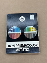 Load image into Gallery viewer, Vintage Berol PRISMACOLOR Art Stix 24 Color Set 1953
