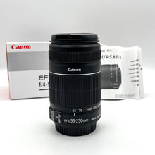 Load image into Gallery viewer, Canon EFS 55-250mm Lens (in box)
