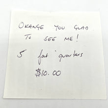 Load image into Gallery viewer, Orange Fabric Bundle
