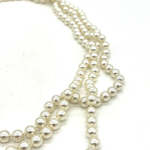 Load image into Gallery viewer, 30" Knotted Faux Pearl Necklace
