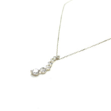Load image into Gallery viewer, 925 CH SU I8" 1mm Sterling Chain with CZ Pendant
