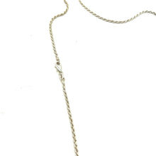 Load image into Gallery viewer, Italian 925 Sterling 30" 2mm Rope Chain
