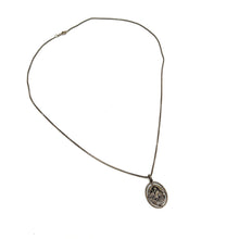 Load image into Gallery viewer, 24" 2mm Sterling Box Chain w/ Religious Pendant
