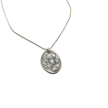 Load image into Gallery viewer, Floral Pendant w/ Sterling 18" 1mm Box Chain
