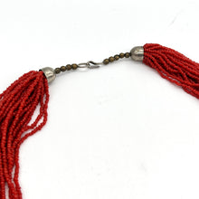 Load image into Gallery viewer, 32&quot; 30-Strand Coral Seed Bead Necklace
