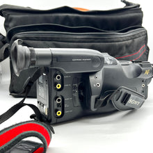 Load image into Gallery viewer, Sony Video 8 Handycam w/ bag, charger, battery, cables etc. (untested)
