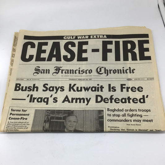 "Bush Iraq Cease-Fire" 1991