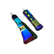 Load image into Gallery viewer, Dichroic Glass Pendants (set of 2)
