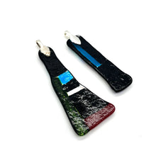 Load image into Gallery viewer, Dichroic Glass Pendants (set of 2)
