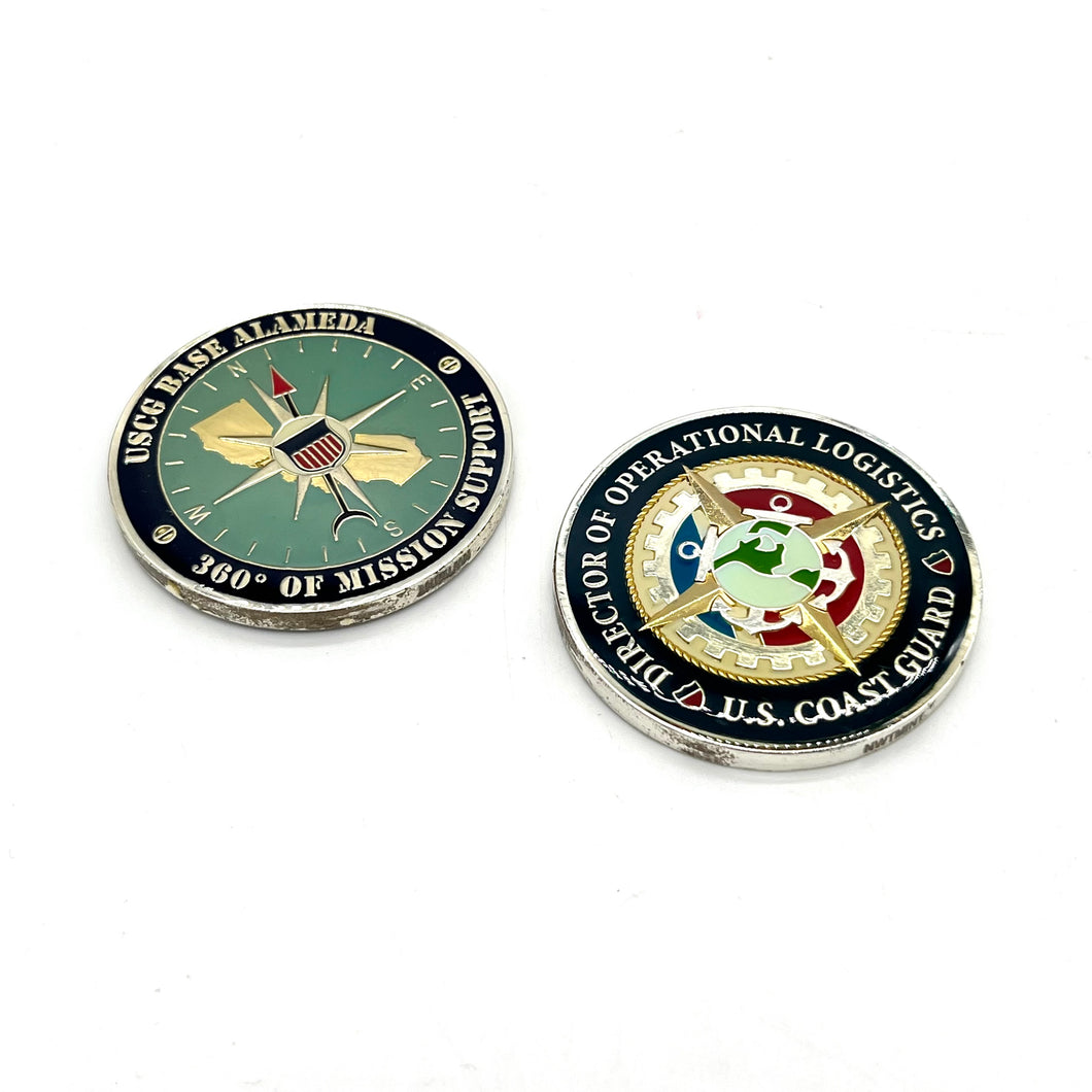 U.S. Coast Guard Coins (set of 2)