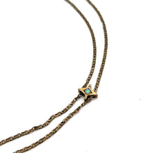 Load image into Gallery viewer, Watch Slide Necklace w/ Opal Slide (48&quot; chain)
