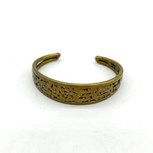 Load image into Gallery viewer, Vintage 1970&#39;s Brass Modernist Cuff Bracelet
