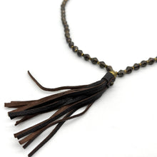 Load image into Gallery viewer, 32&quot; Brass Bead Necklace
