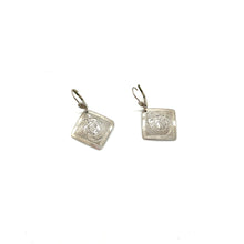Load image into Gallery viewer, Sterling Silver Etched Earrings
