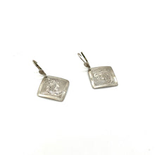 Load image into Gallery viewer, Sterling Silver Etched Earrings
