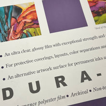Load image into Gallery viewer, Dura-Lar Clear Acetate Alternative (LOCAL PICKUP ONLY)
