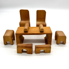 Load image into Gallery viewer, Wood Nesting Dollhouse Furniture Set
