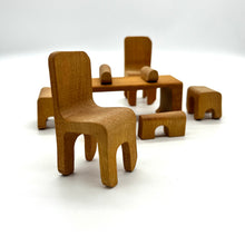 Load image into Gallery viewer, Wood Nesting Dollhouse Furniture Set
