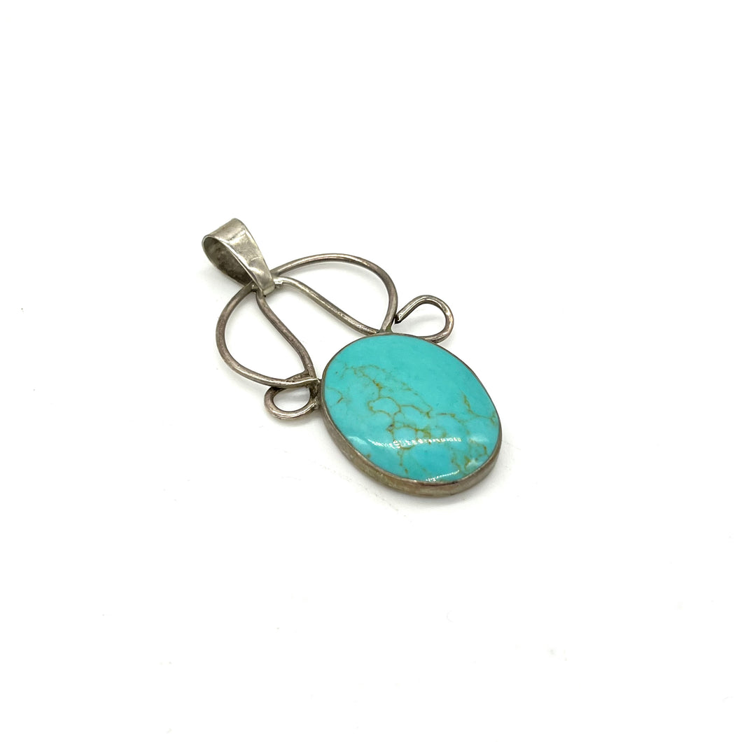 Turquoise & Sterling Pendant