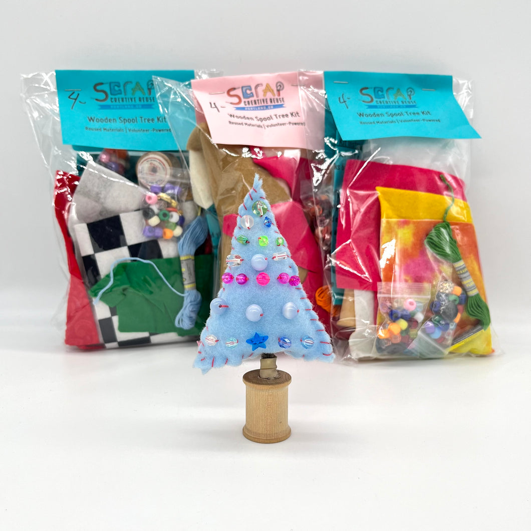 Mystery Wooden Spool Tree Kit