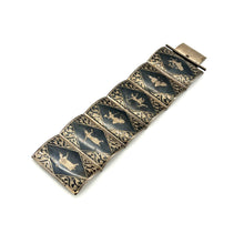 Load image into Gallery viewer, Sterling Niello-ware Bracelet-Siam 6"
