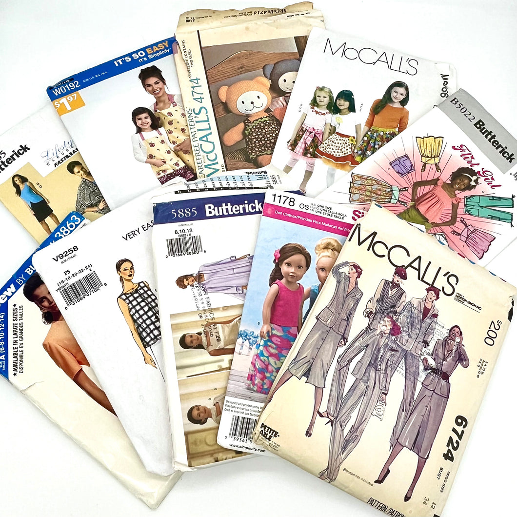 Mystery Sewing Pattern Collection