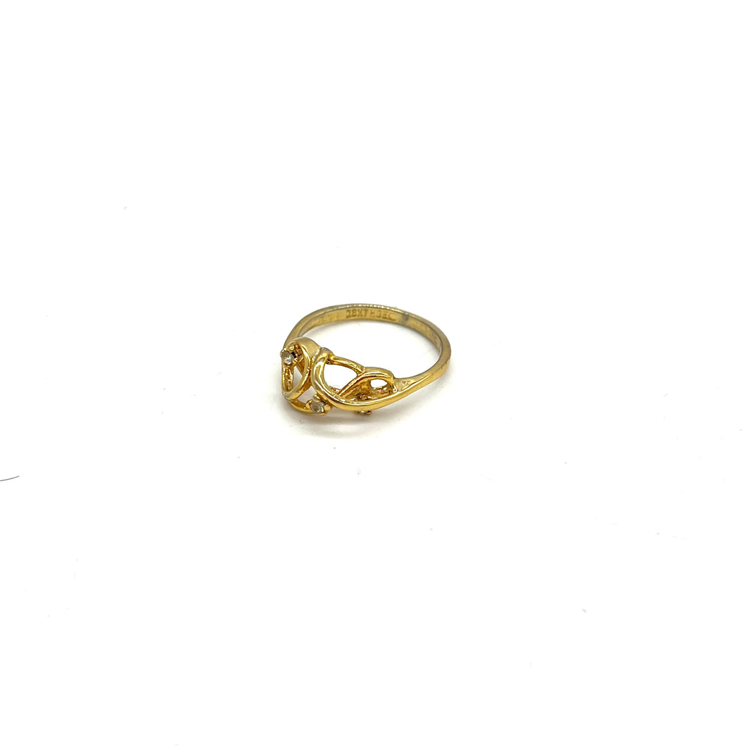 18k Gold-Plate Ring (size 7)