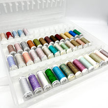 Load image into Gallery viewer, Sulky Embroidery Sparkling Thread Set (44 spools with storage container)
