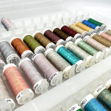 Load image into Gallery viewer, Sulky Embroidery Sparkling Thread Set (44 spools with storage container)
