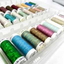 Load image into Gallery viewer, Sulky Embroidery Sparkling Thread Set (44 spools with storage container)
