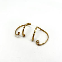 Load image into Gallery viewer, Clip-on Ear Jackets (for non-pierced ears) 14k gold-filled
