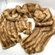 Load image into Gallery viewer, Vintage Fur Shawl &amp; Matching Cuffs (possibly faux)
