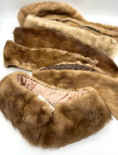 Load image into Gallery viewer, Vintage Fur Shawl or Collars (possibly faux) Set of 6
