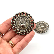 Load image into Gallery viewer, Designer Robert Rose Clip-on Earrings

