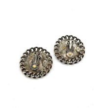 Load image into Gallery viewer, Designer Robert Rose Clip-on Earrings
