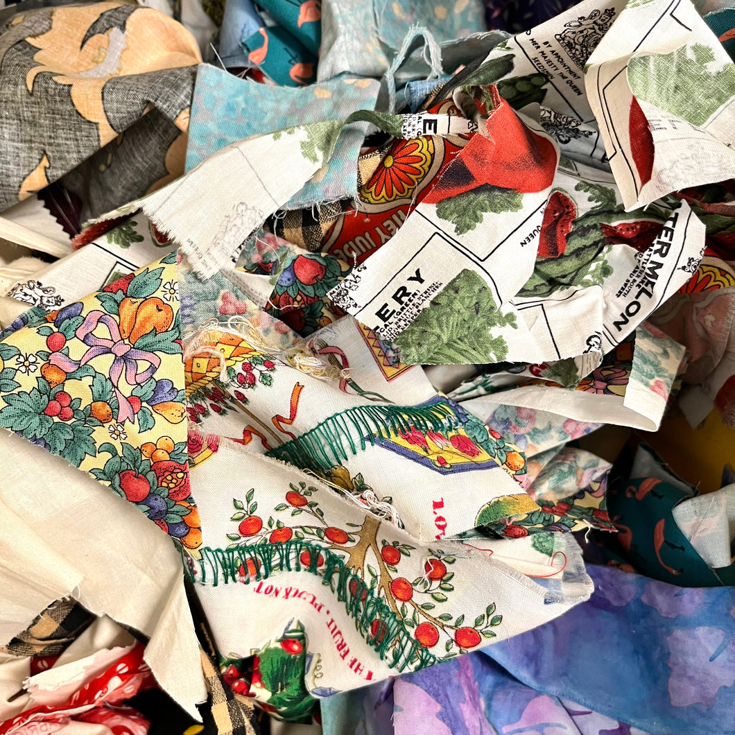 Mystery Fabric Scraps