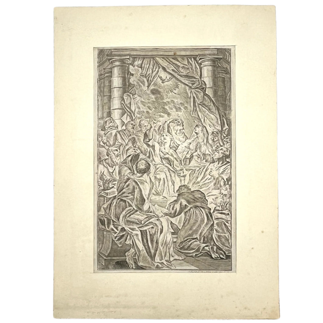 Antique 1700's Religious Engravings by Johann Rudolf Storcklin