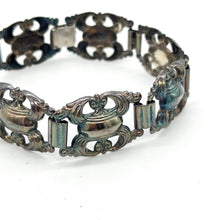 Load image into Gallery viewer, Antique Art Deco 800 Silver Bracelet
