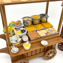 Load image into Gallery viewer, Rare Dollhouse Street Food Cart, Trolly &amp; Boat Set of 3 (Local Pickup Suggested)
