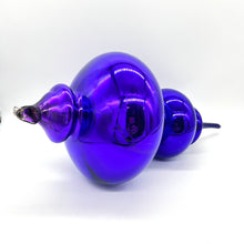 Load image into Gallery viewer, Large Hand-Blown Purple Glass Ornament (14&quot; tall) LOCAL PICKUP ONLY
