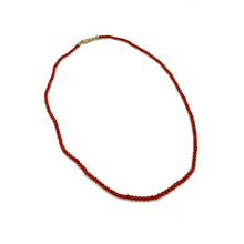 Load image into Gallery viewer, Red Seed Bead Necklace
