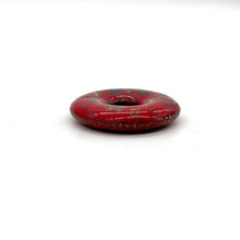 Load image into Gallery viewer, Vintage Chinese Hand Painted Donut Pendant
