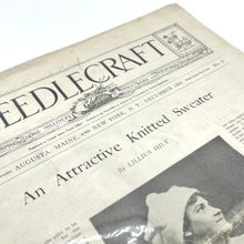 Load image into Gallery viewer, Antique 1915 Needlecraft Newspaper
