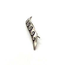 Load image into Gallery viewer, Hopi Wave Vintage Silver Barrette (4 1/2&quot; long)
