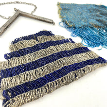 Load image into Gallery viewer, Antique French Silver Frame &amp; Chain with Beaded Bags (2)
