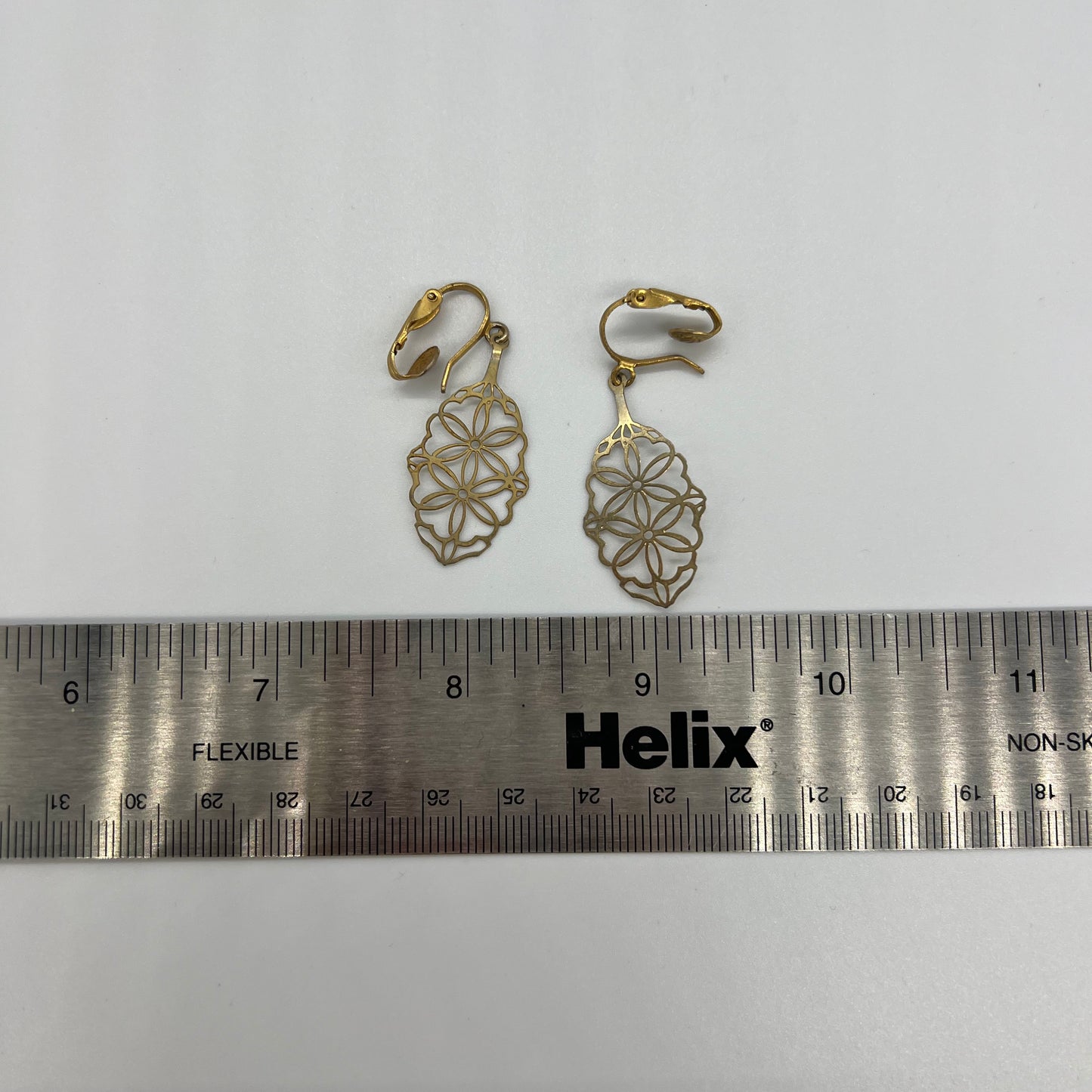 Gold Plated Delicate Clip-On Earrings